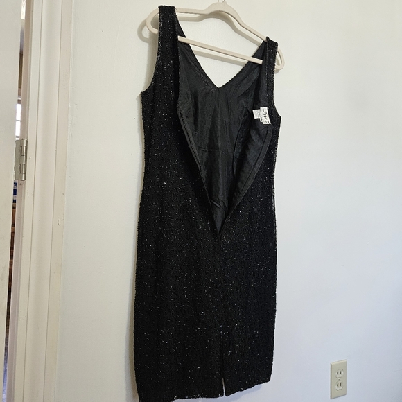 Vintage Beaded Y2K Night Out Dress Size Medium - Picture 8 of 10